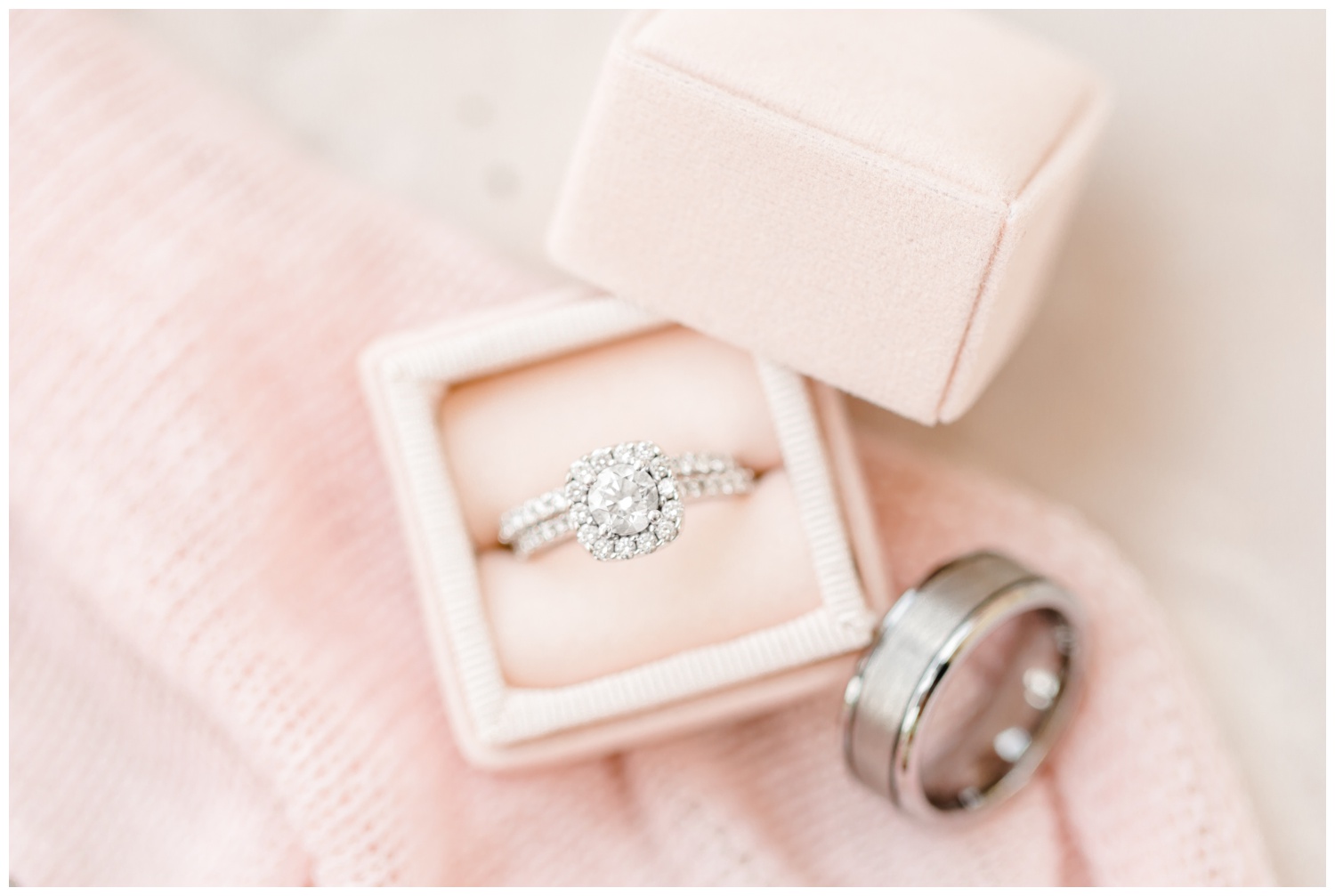 Wedding Rings - Blush Ring Box
