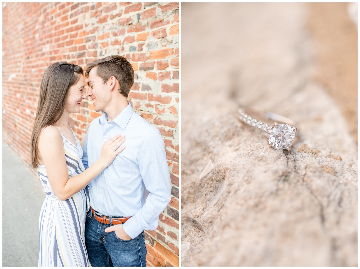 Engaged Couple - Engagement Ring - Engagement Pictures