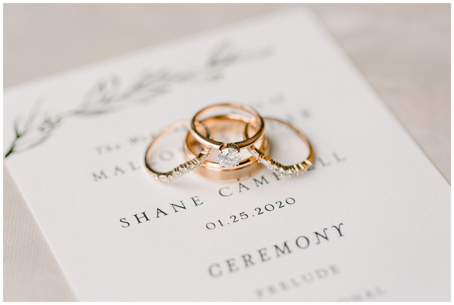 Ring Shot - Bridal Details - The Center Cincinnati Wedding