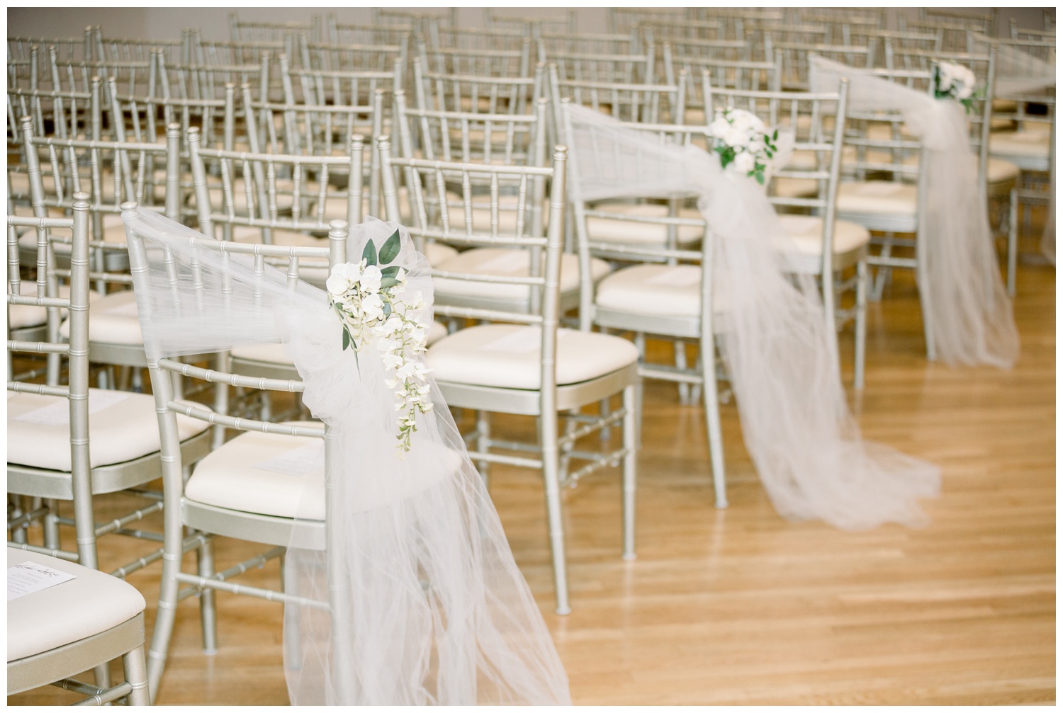 Wedding Ceremony Chairs at The Center Cincinnati