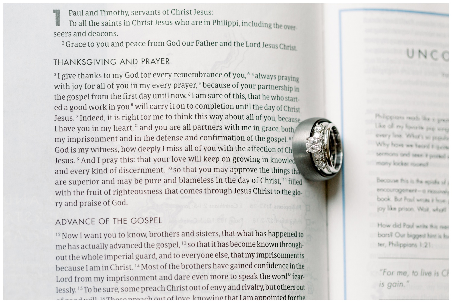 Wedding Ring on Bible
