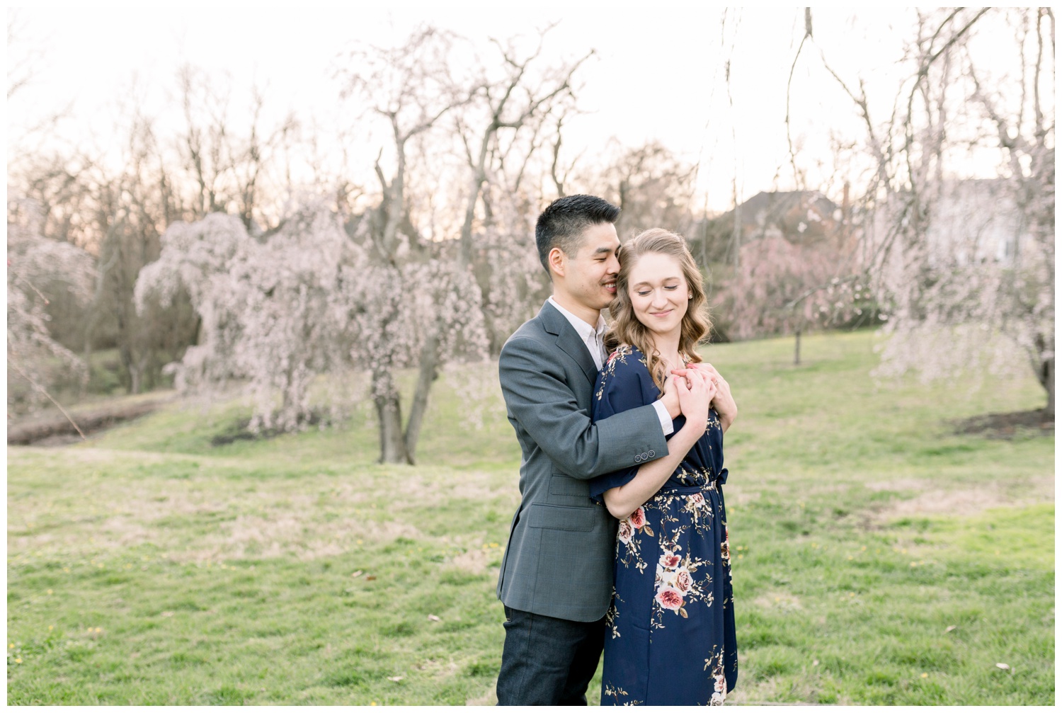Ault Park Weeping Cherries - Cincinnati Engagement - Cincinnati Wedding Photographer