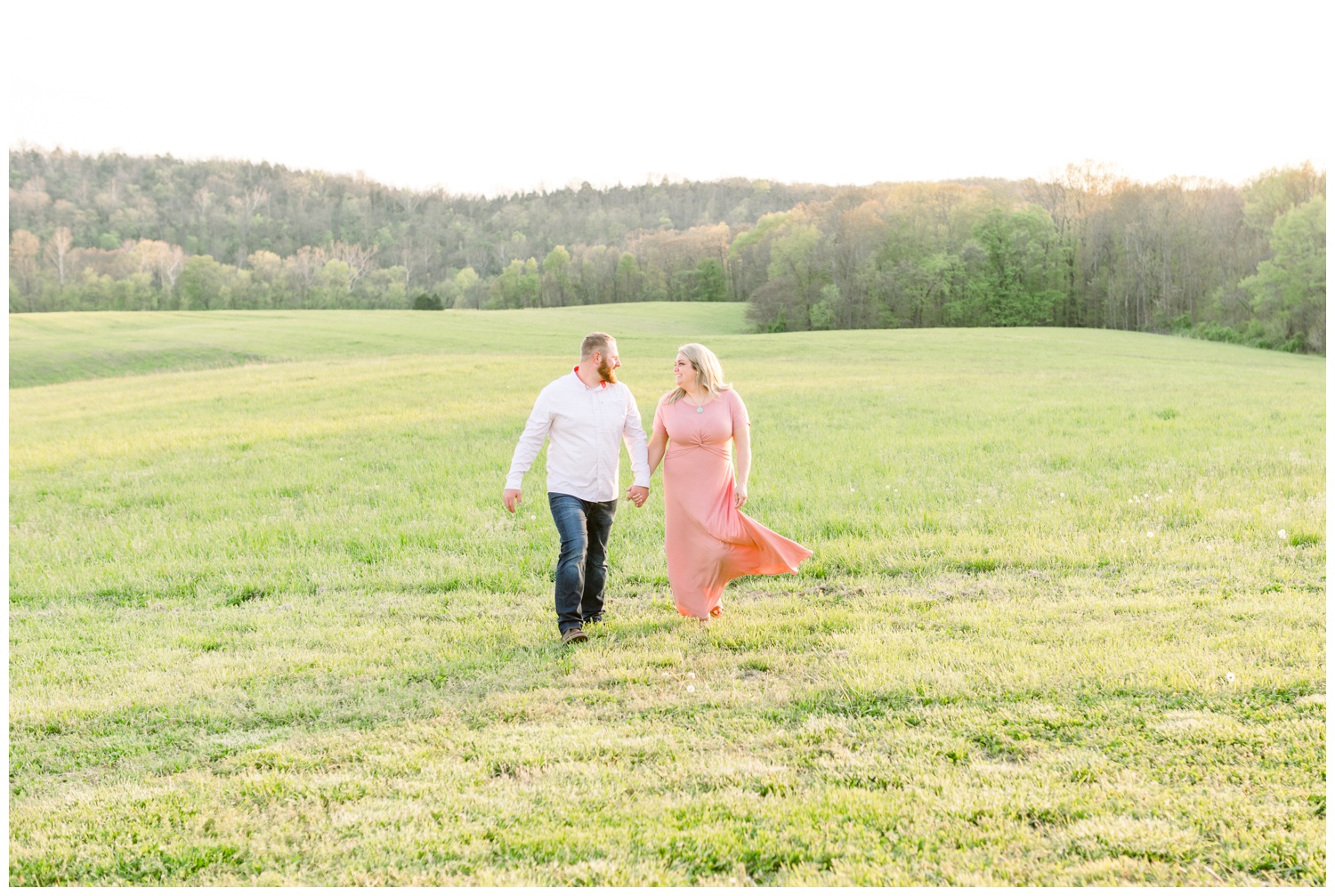 Falmouth Kentucky Engagement Pictures - Misty Maple Gardens
