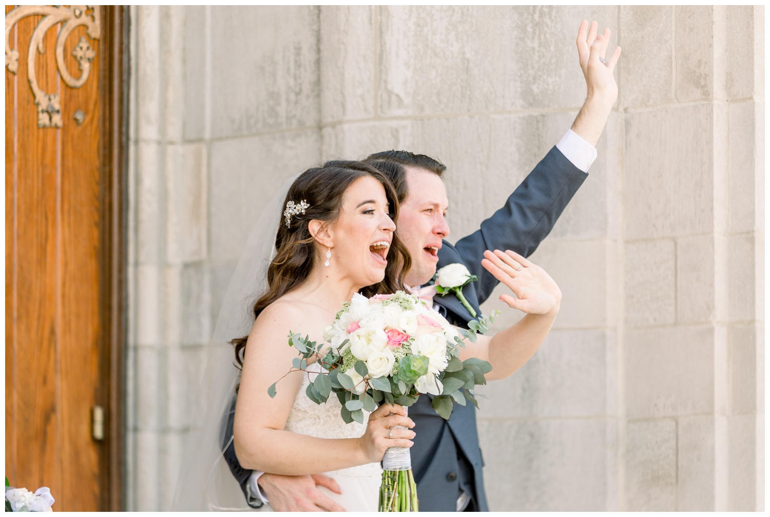 Groom Crying at Surprise Wedding Parade - Cincinnati Wedding Photographer
