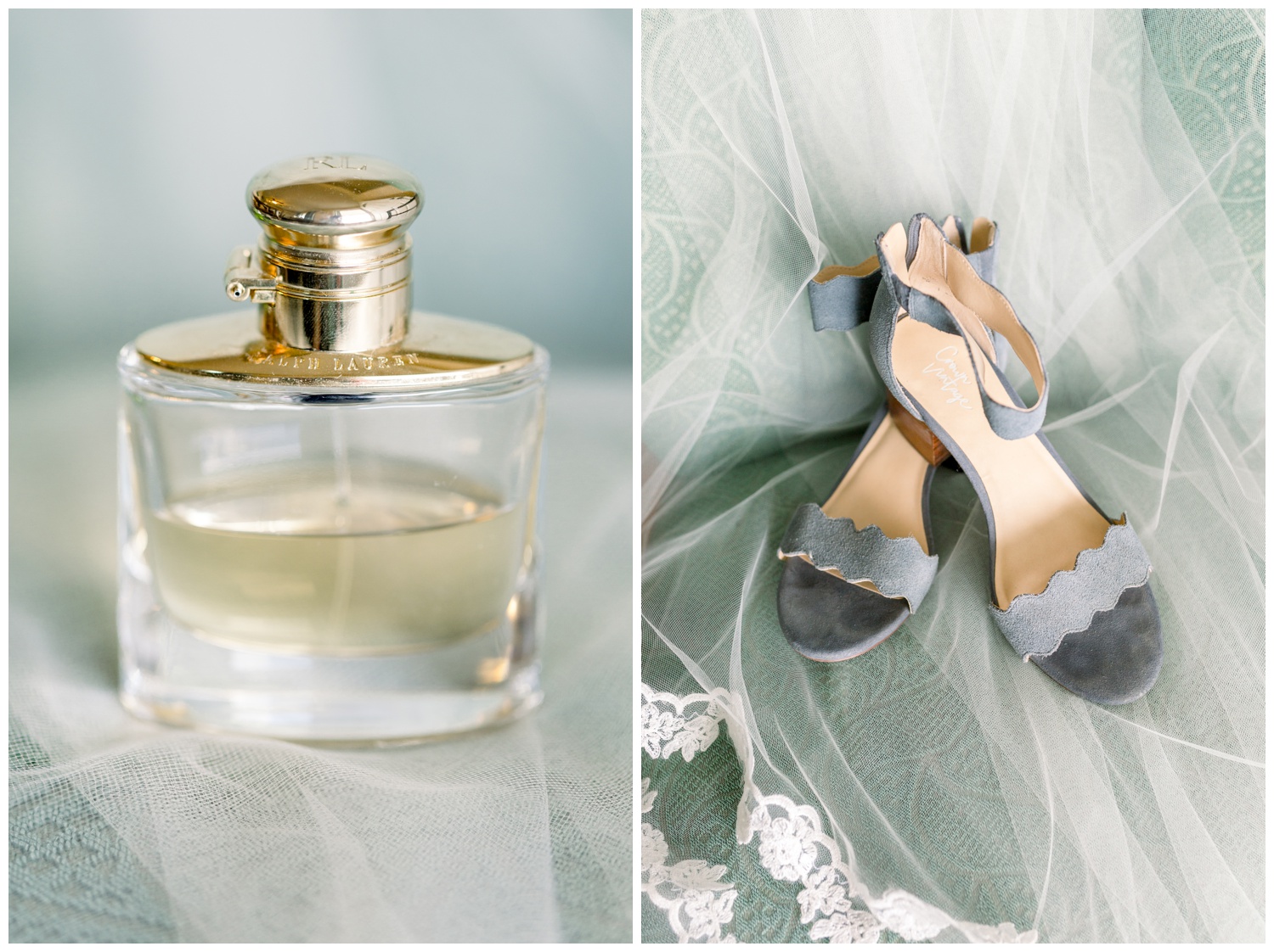 Micro Wedding Details - Wedding Shoes and Perfume