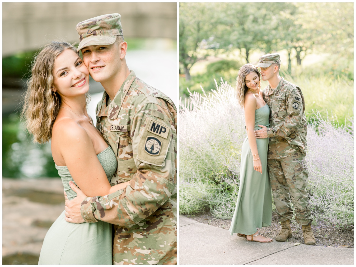 Army Couple at Eden Park Cincinnati