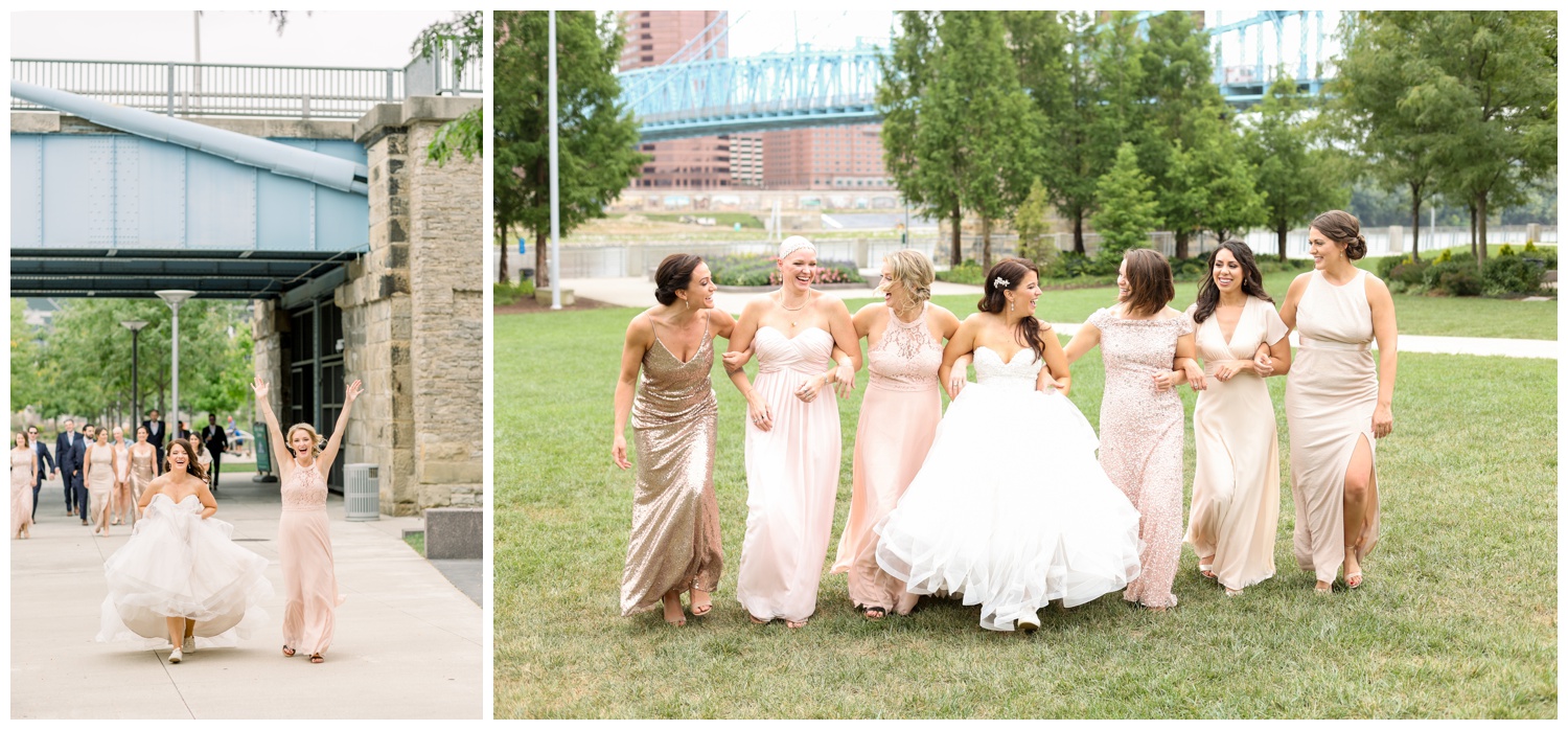 Bridemsmaids at Smale Riverfront Park