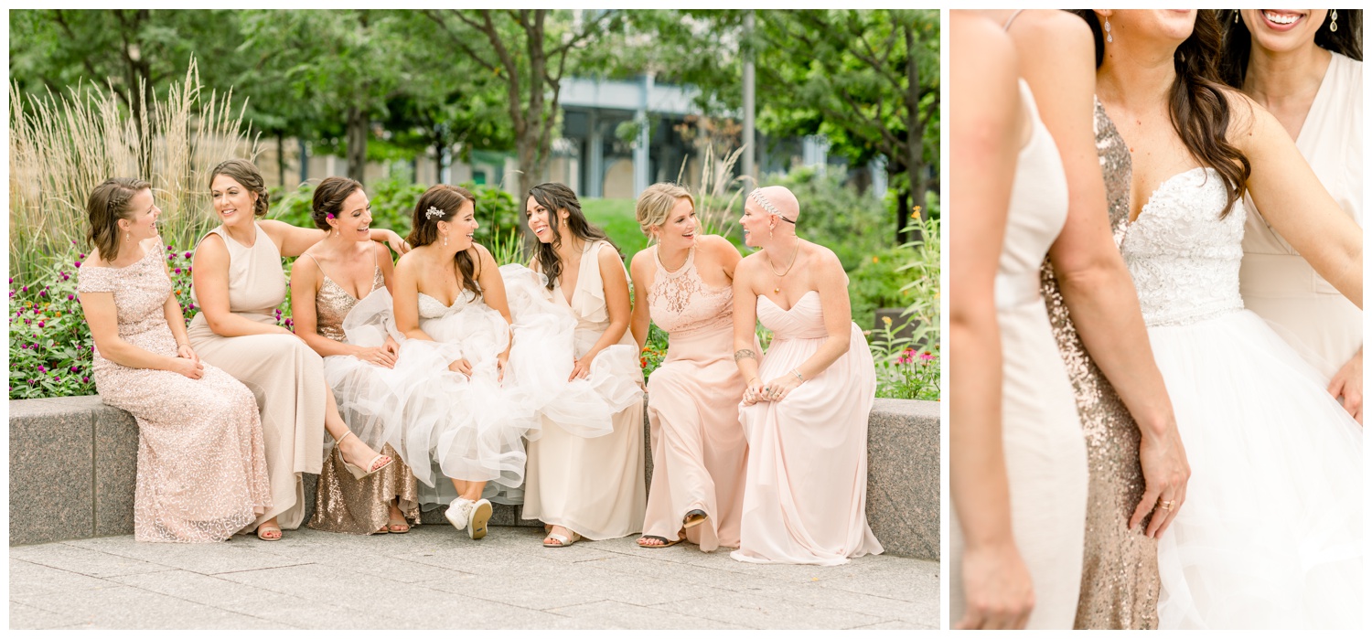 Bridesmaids at Smale Riverfront Park