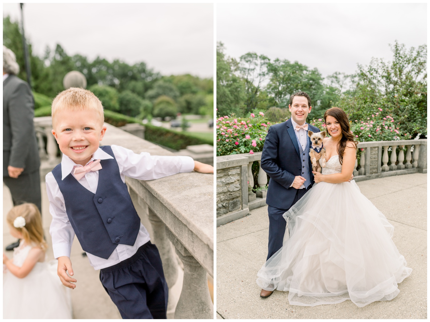 Family Wedding Portraits at Ault Park