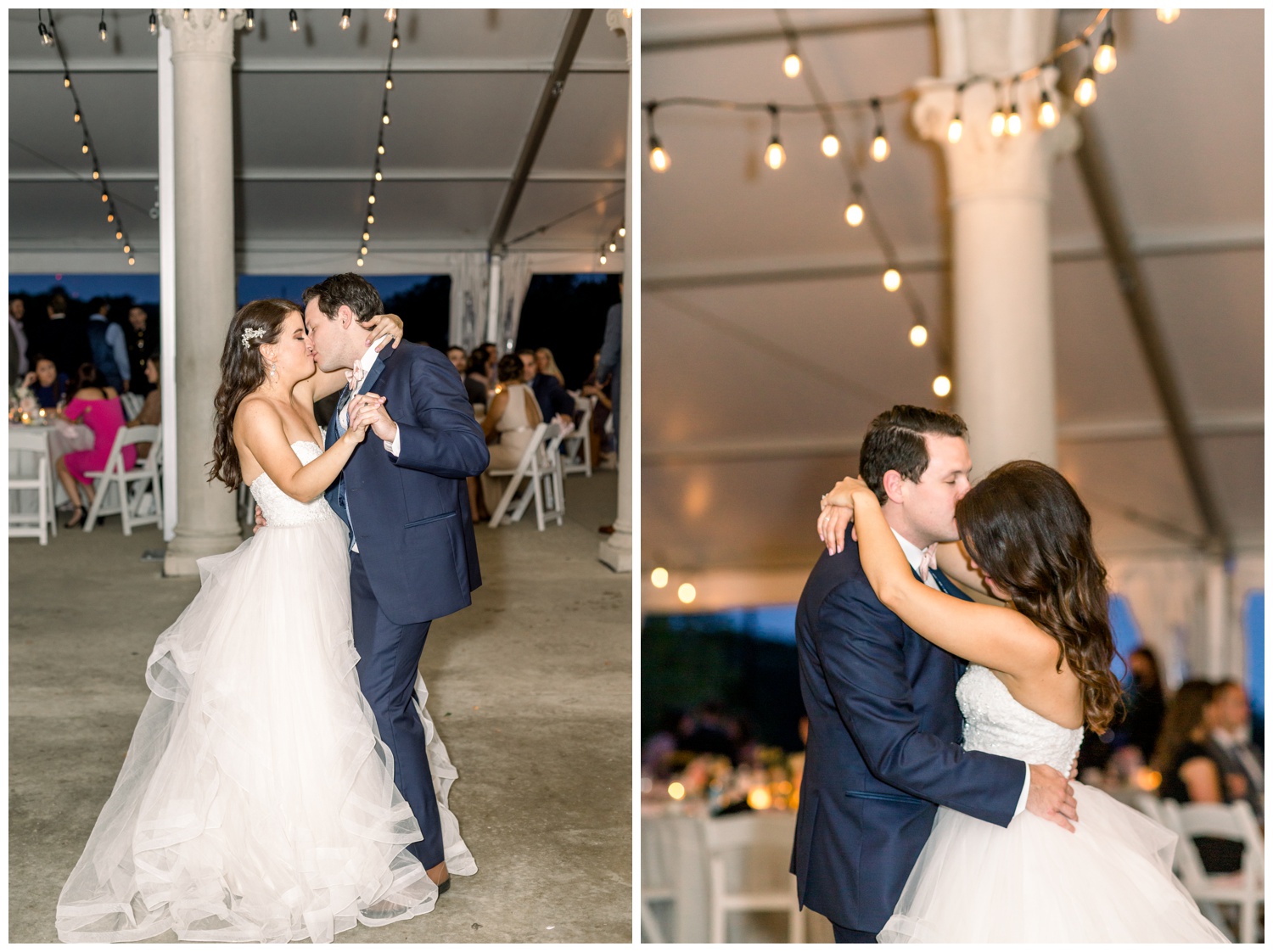 Bride and Groom First Dance at Ault Park - Premier Park Events