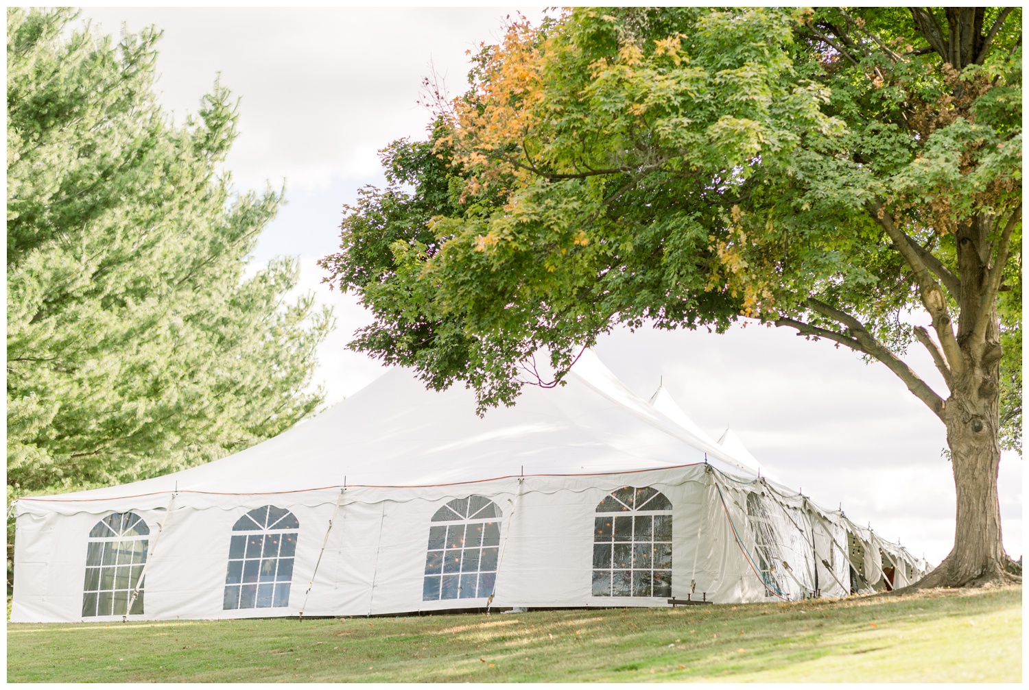 Backyard Wedding - Northern Kentucky Wedding - White Tent Reception