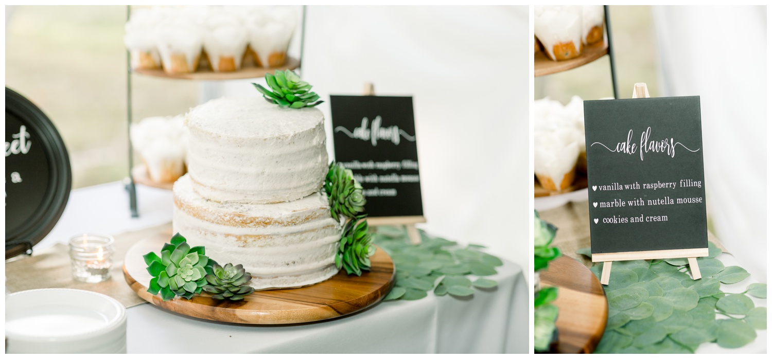 Rustic Wedding - Wedding Cake Table