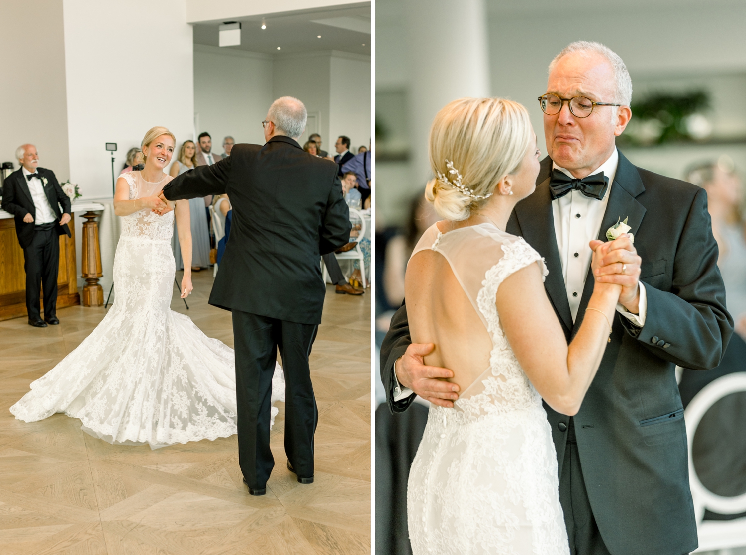 Bride First Dance With Dad at The View Mt. Adams