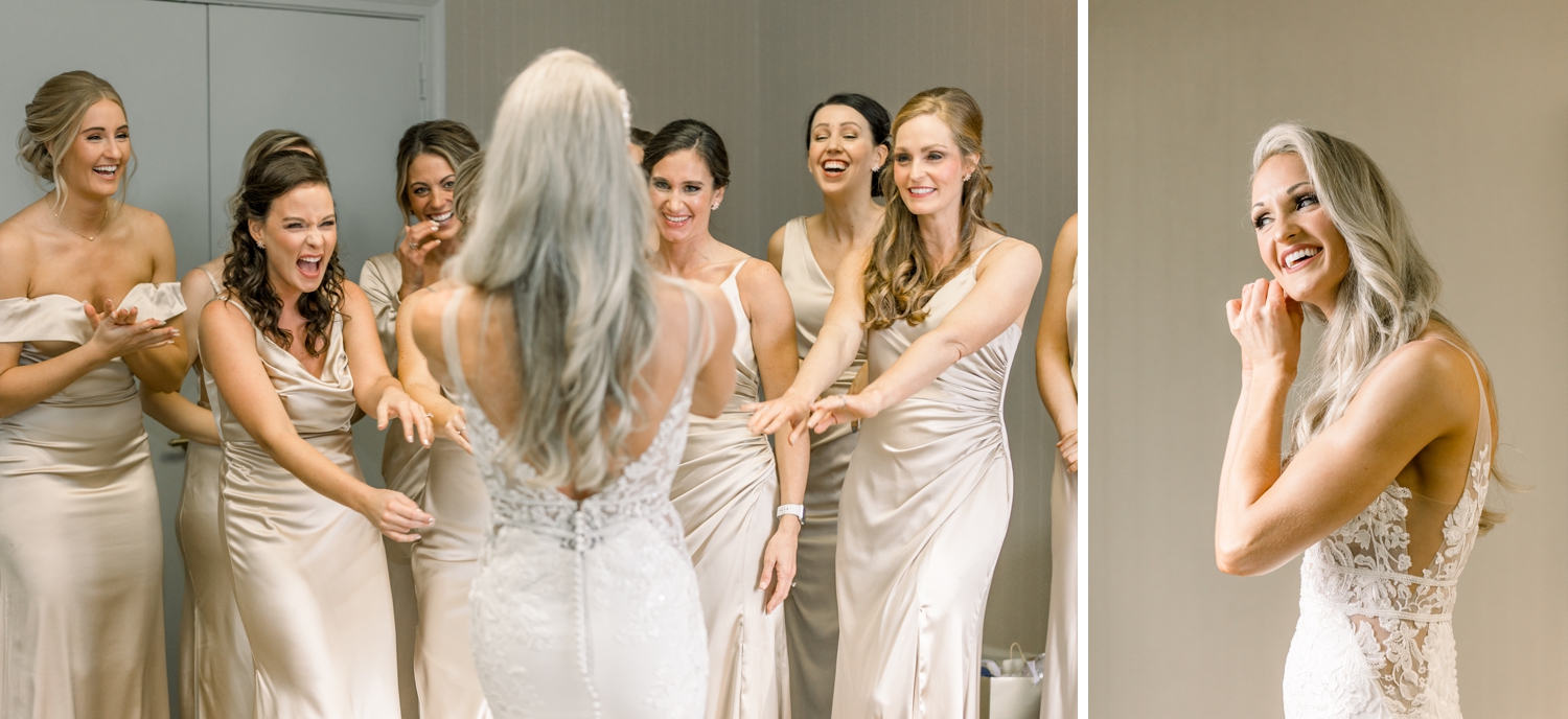 Bridesmaid Reveal at Hilton Netherlands Plaza in Cincinnati