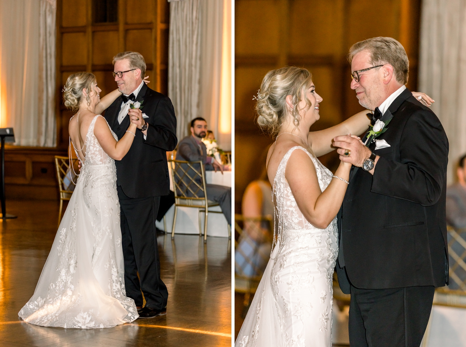Bride First Dance with Dad at The Cincinnati Club